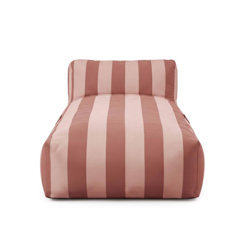 Méridienne modulable rayé pour salon de jardin  (3/6)