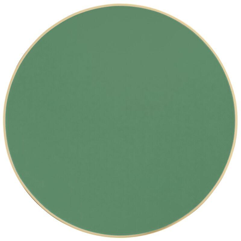 Plateau de table rond en contreplaqué avec revêtement stratifié et bord en aluminium ⌀60 cm