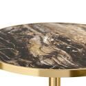 Plateau de table rond en contreplaqué avec revêtement stratifié et bord en aluminium ⌀60 cm