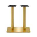 Pied de table double métal 72 cm