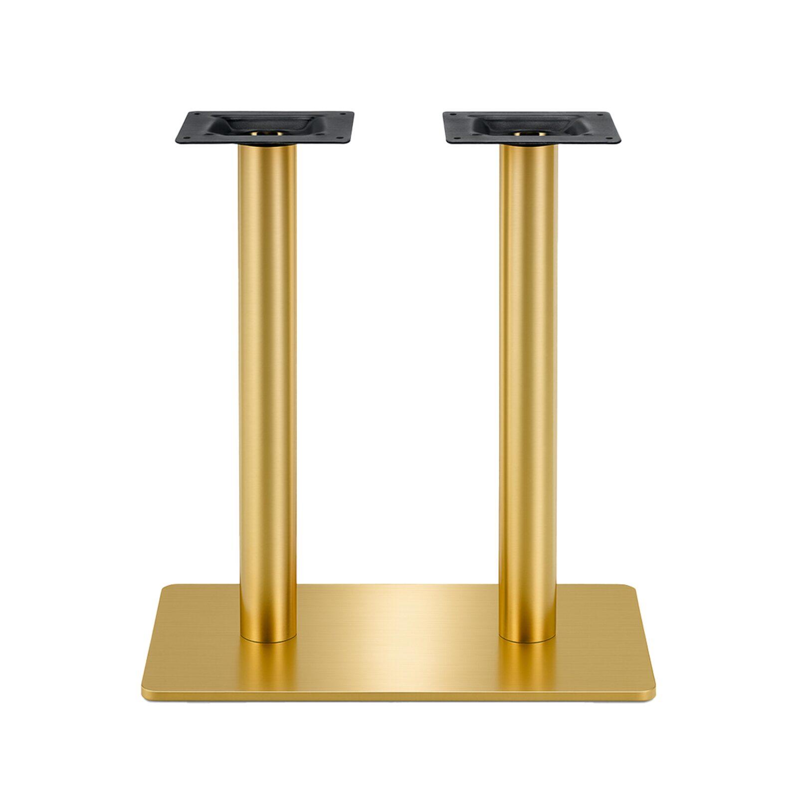 Pied de table double métal  72 cm