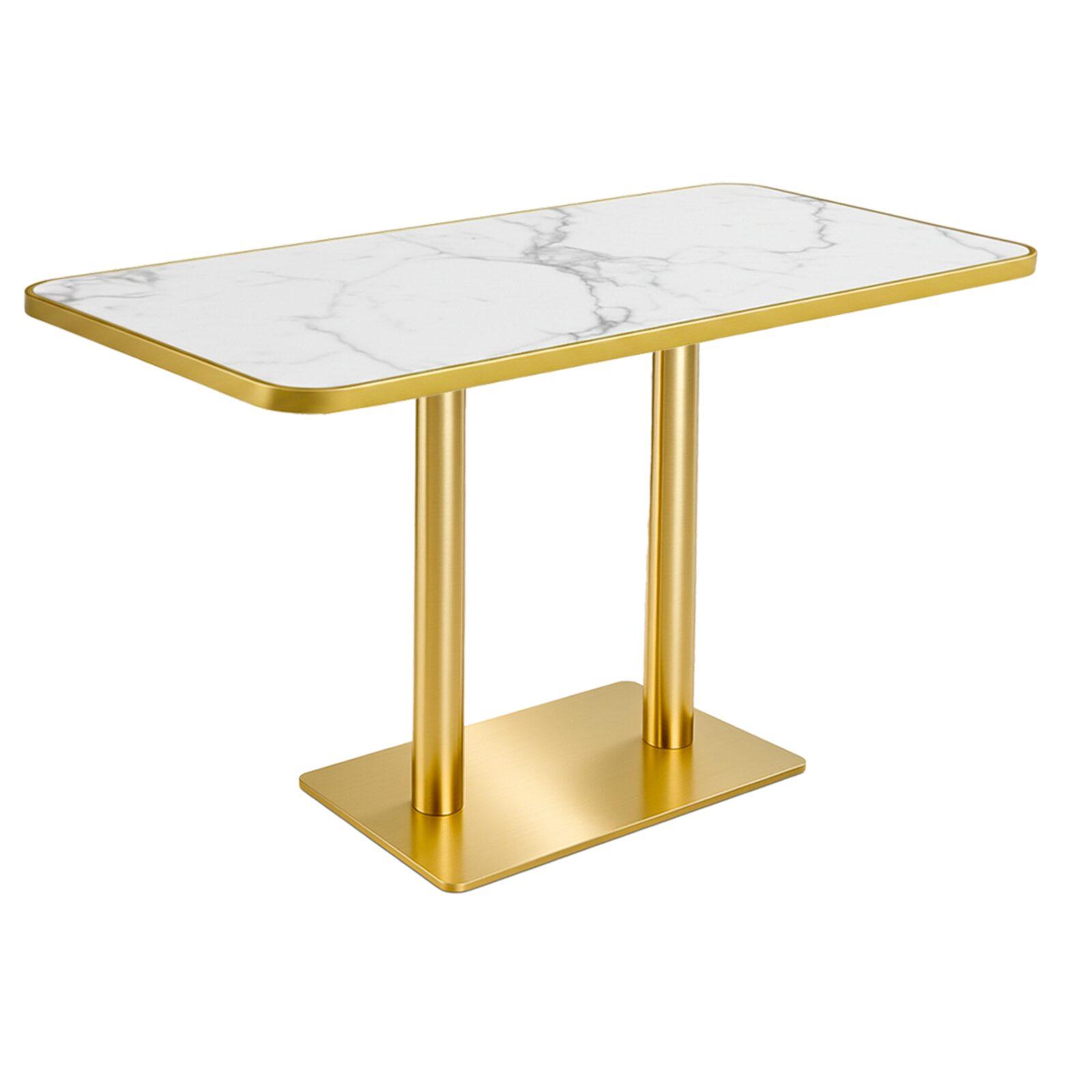 Pied de table double métal  72 cm