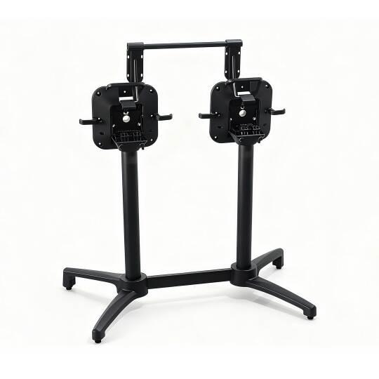 Pied de table double aluminium 72 cm