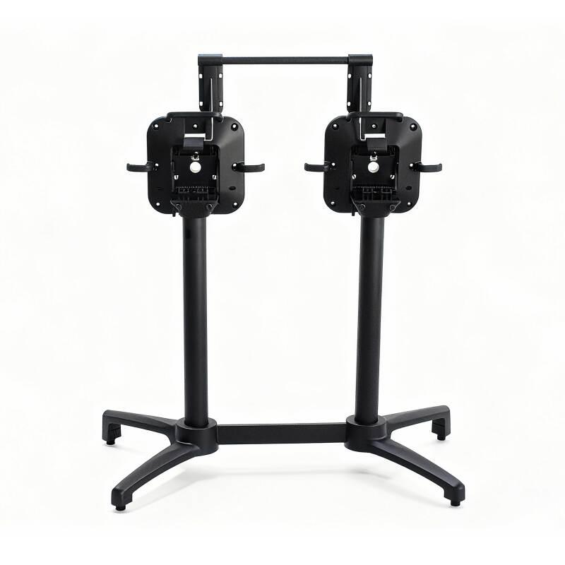 Pied de table double aluminium 72 cm