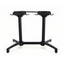 Pied de table double aluminium 72 cm