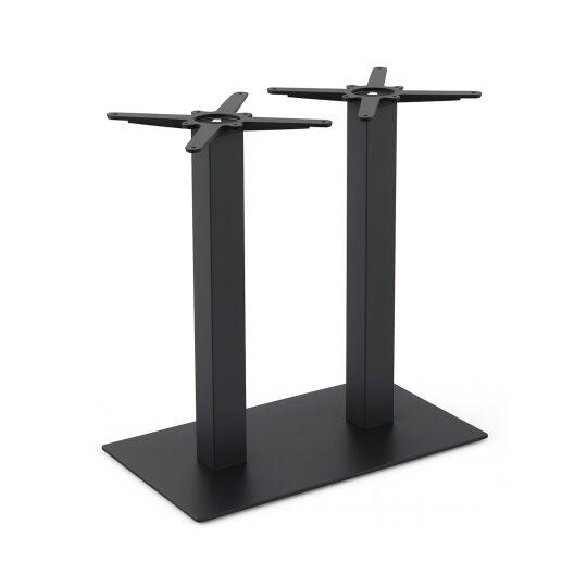 Pied de table double métal 72 cm