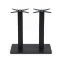 Pied de table double métal 72 cm
