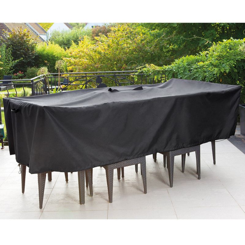 Housse de protection premium table de jardin Oviala