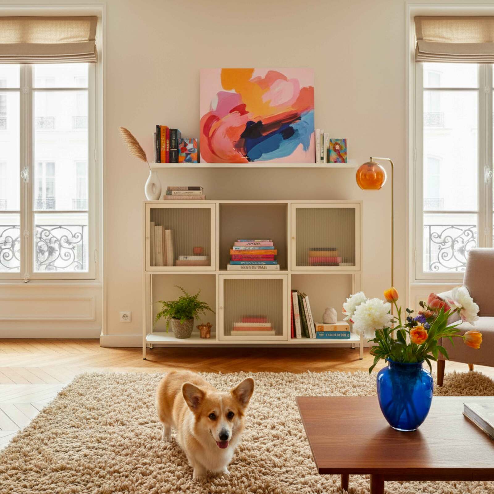 Buffet en métal 3 portes 120 cm