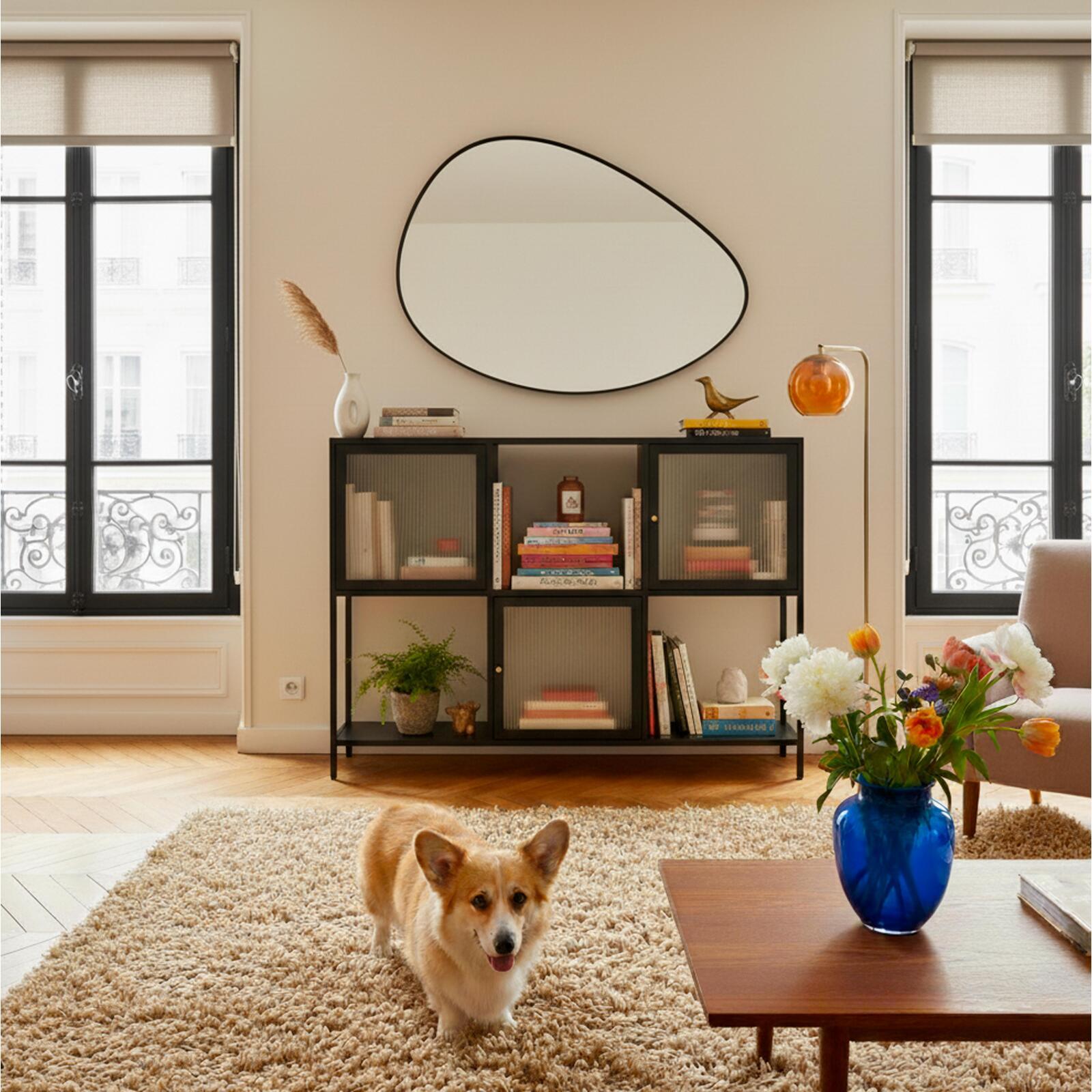 Buffet en métal 3 portes 120 cm