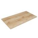 Plateau de table en aggloméré 120x60 cm avec revêtement mélaminé