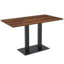 Plateau de table en aggloméré 120x60 cm avec revêtement mélaminé