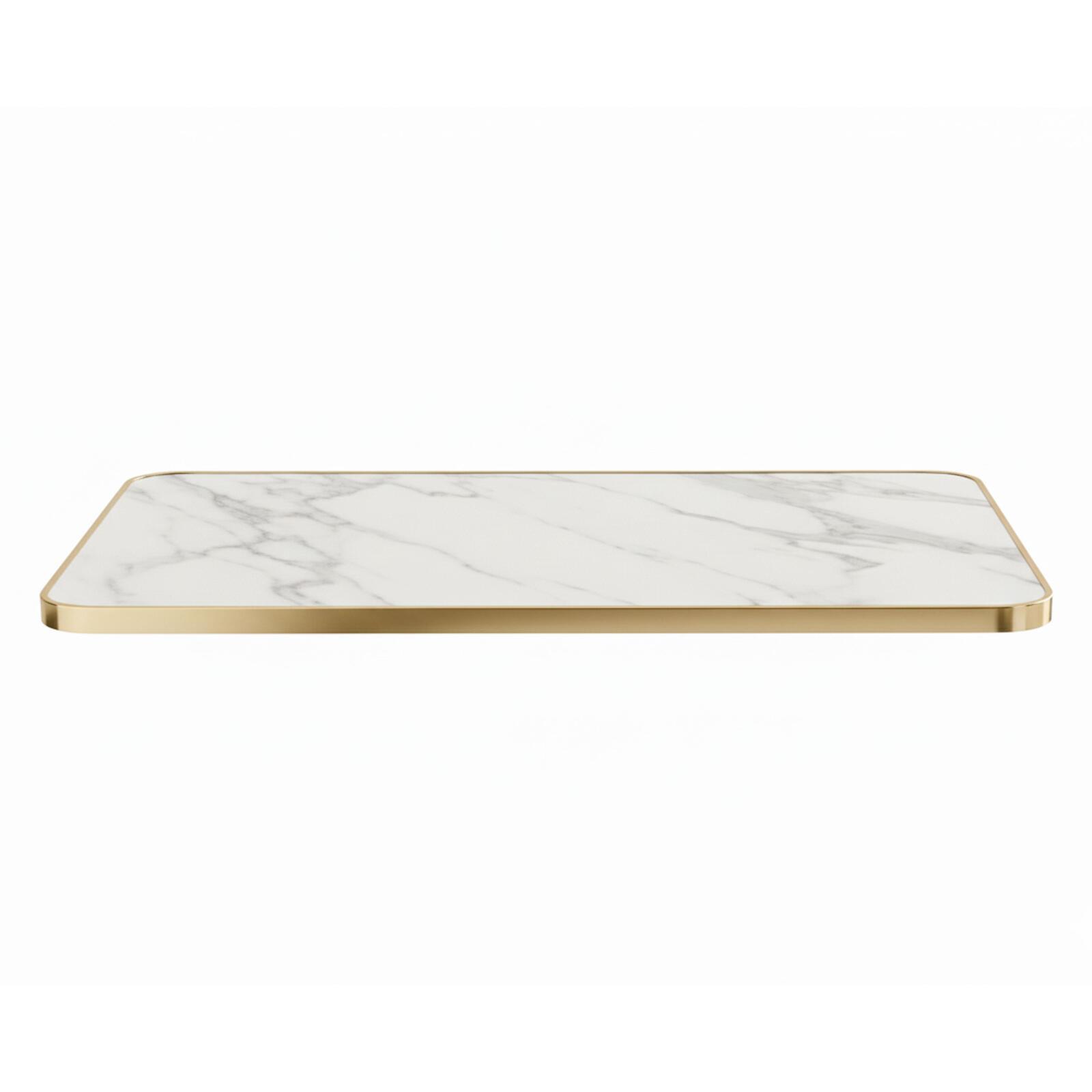 Plateau de table en stratifié 120x60 cm avec bords en aluminium Plateau de table en stratifié 120x60 cm avec bords en aluminium