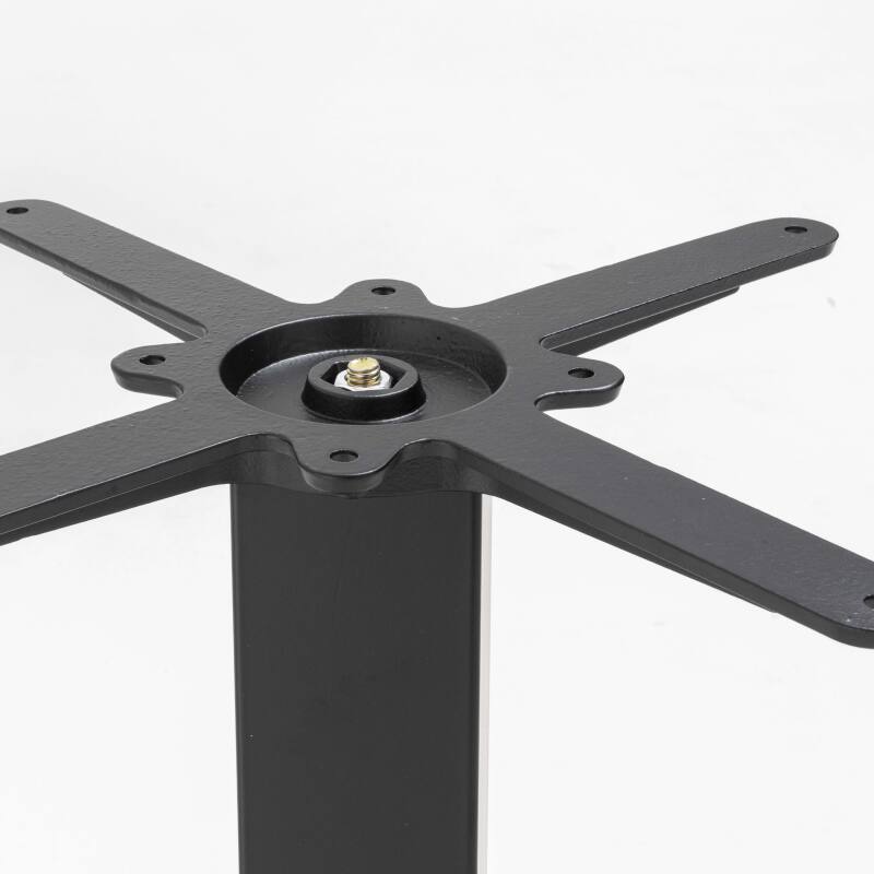 Pied de table double métal 72 cm