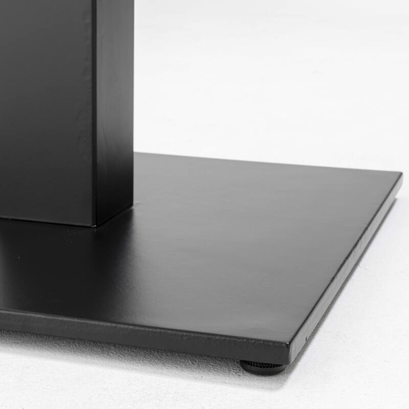 Pied de table double métal 72 cm