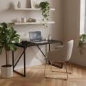 Bureau uni en métal 120 x 60 cm 