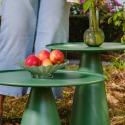 Lot de 2 tables basses de jardin rondes