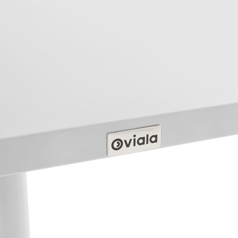 Table de jardin carrée inclinable en métal 4 personnes 70x70 cm (3/6)