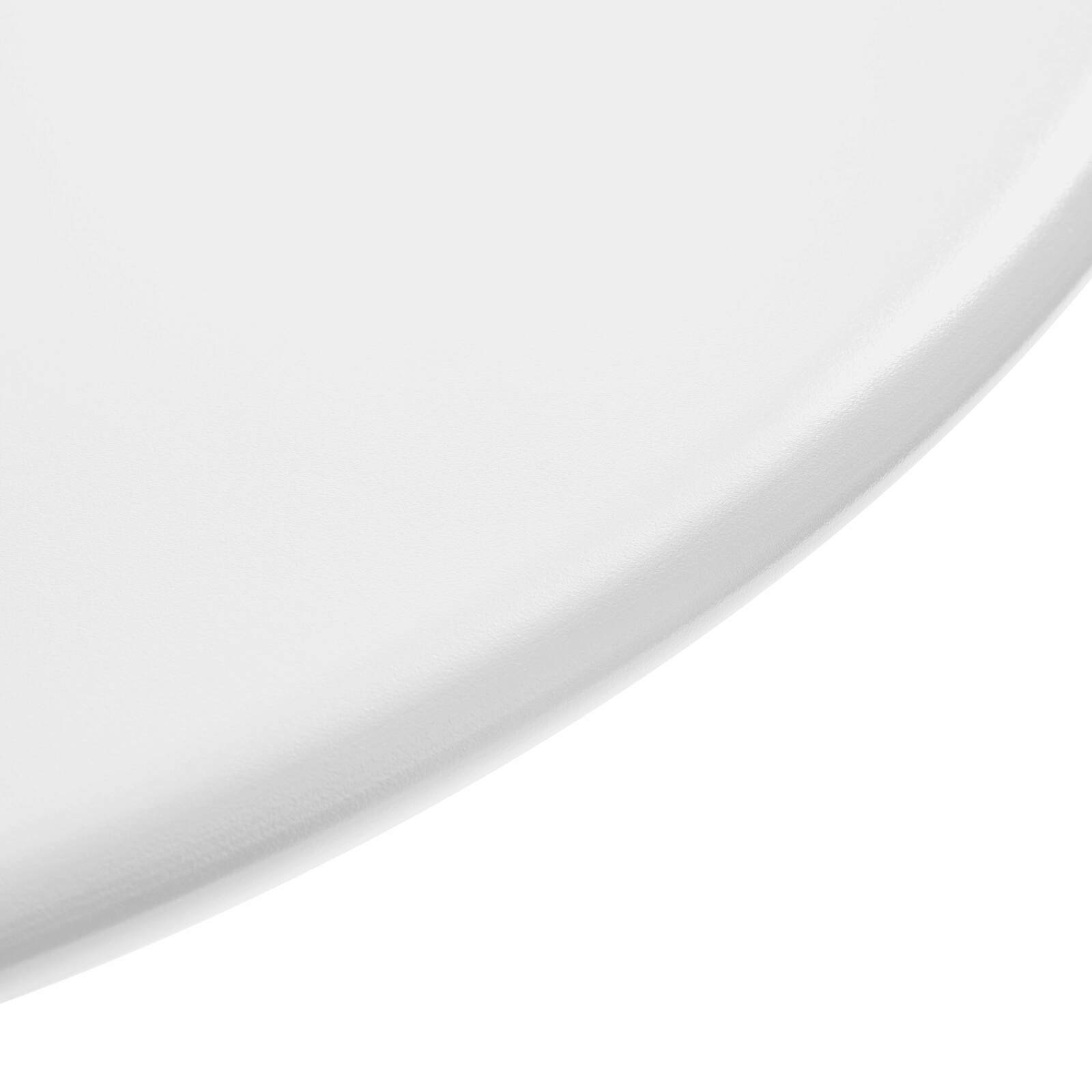 Table de jardin bistrot ronde inclinable en métal 4 personnes Ø70x72 cm