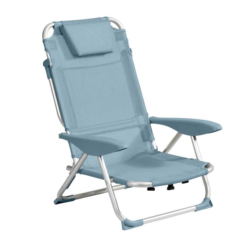 Chaise de plage pliante inclinable 4 positions