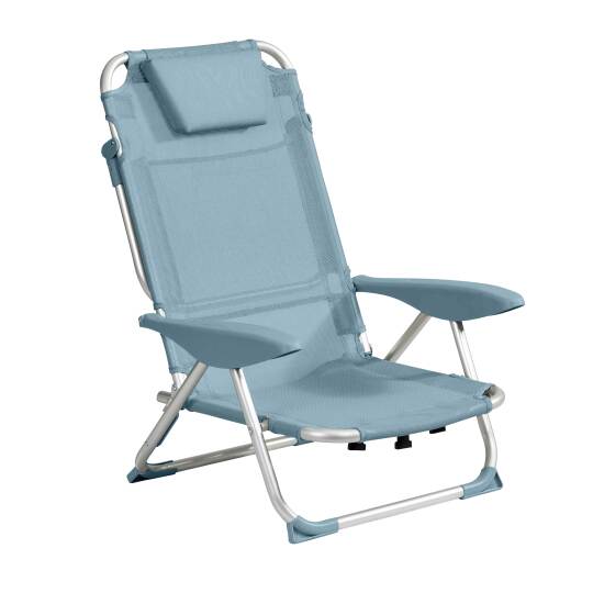 Chaise de plage pliante inclinable 4 positions