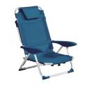 Chaise de plage pliante inclinable 4 positions