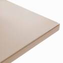 Table de jardin carrée inclinable en métal 4 personnes 70x70 cm