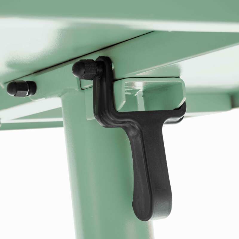 Table de jardin carrée inclinable en métal 4 personnes 70x70 cm (6/7)