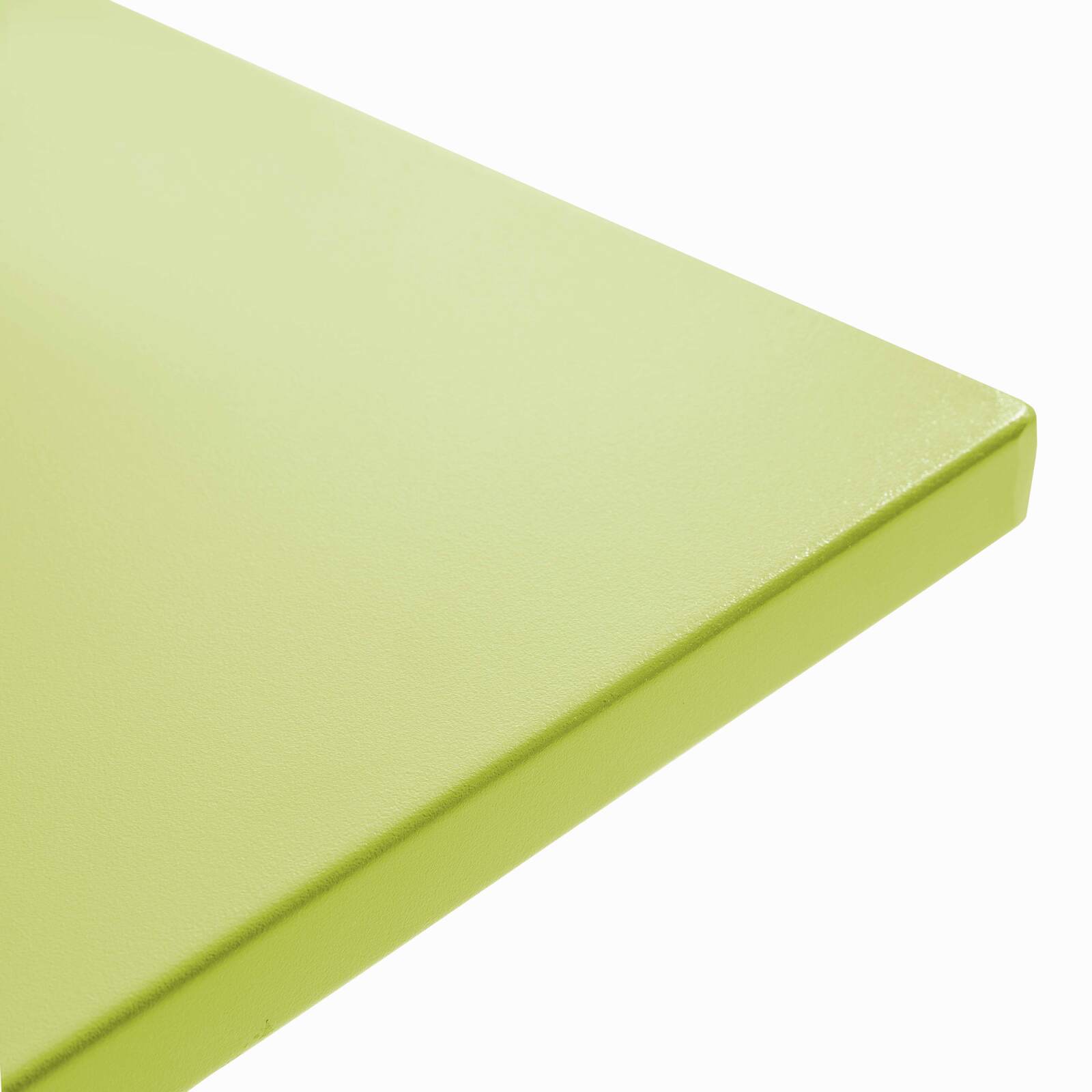 Table de jardin carrée inclinable en métal 4 personnes 70x70 cm