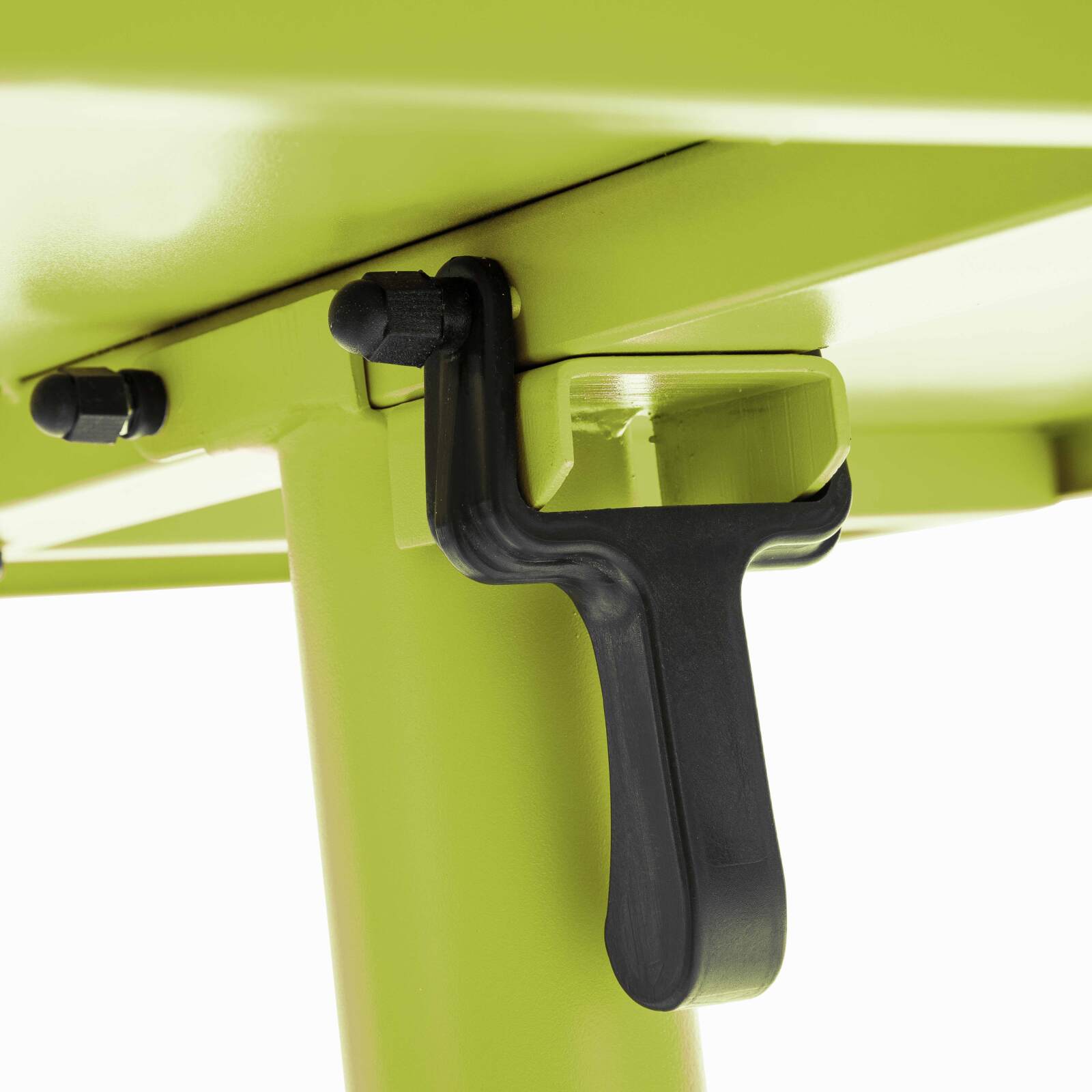 Table de jardin carrée inclinable en métal 4 personnes 70x70 cm