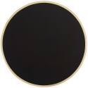 Plateau de table rond en contreplaqué avec revêtement stratifié et bord en aluminium ⌀60 cm