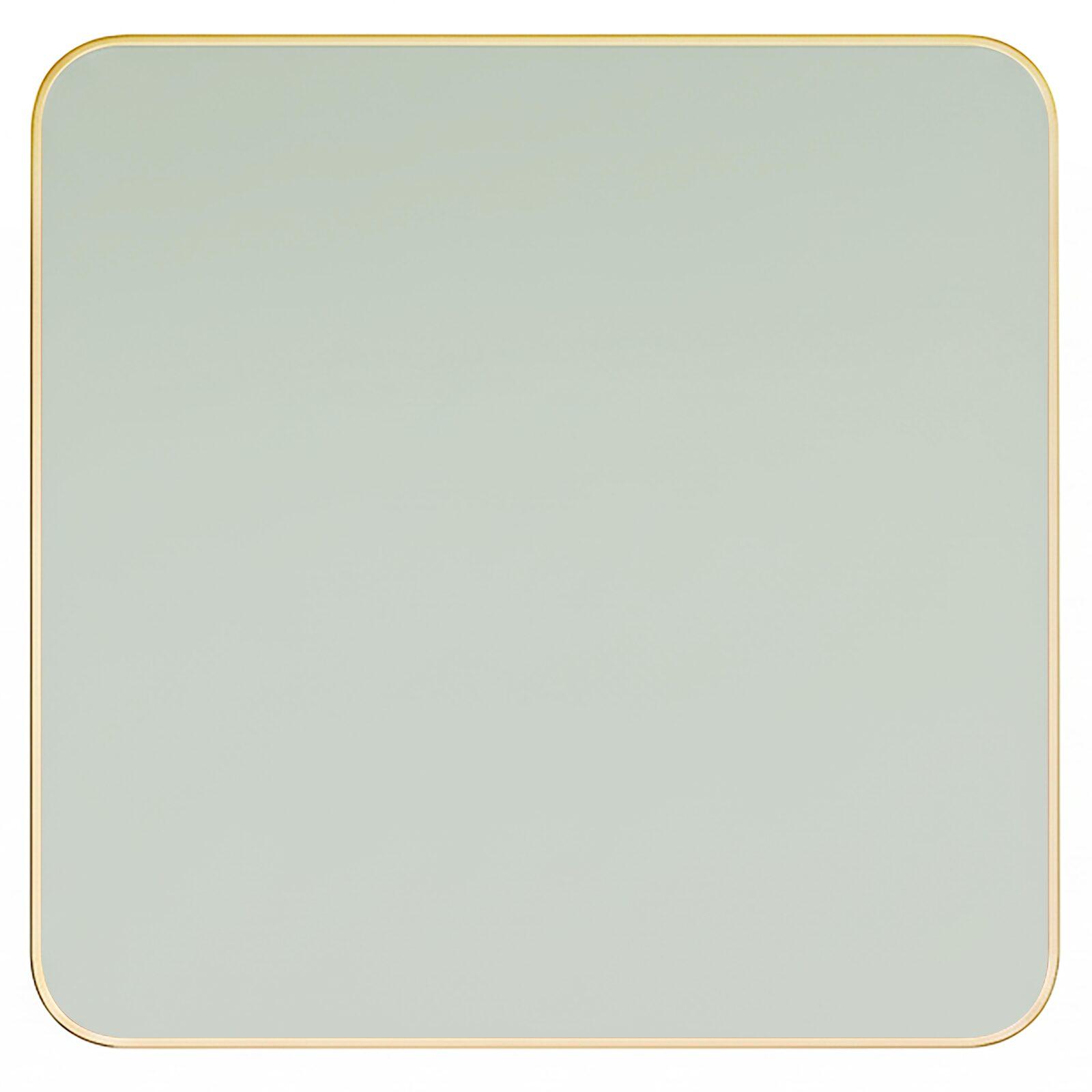 Plateau de table en stratifié 70x70 cm avec bords en aluminium