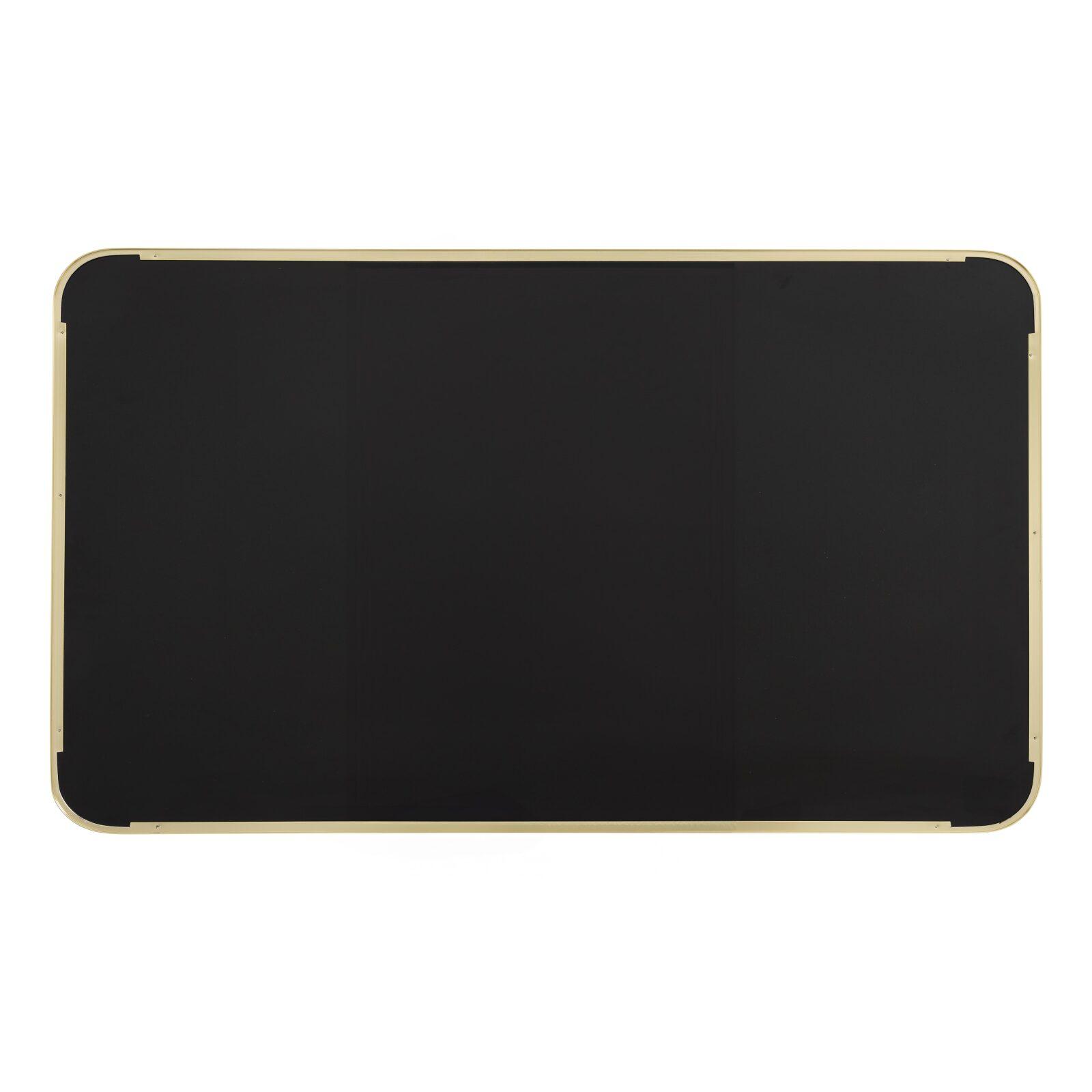 Plateau de table en stratifié 120x60 cm avec bords en aluminium