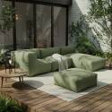 Fauteuil d'angle pour salon de jardin modulable