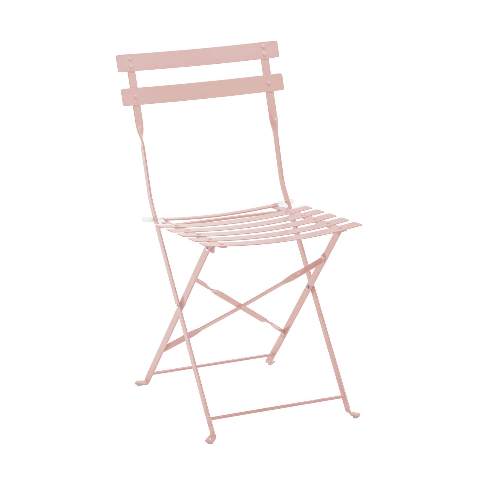 Chaises de jardin bistrot en métal pliantes - Lot de 2