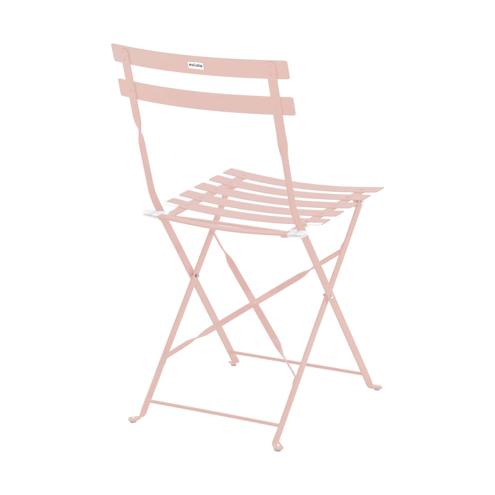Chaises de jardin bistrot en métal pliantes - Lot de 2