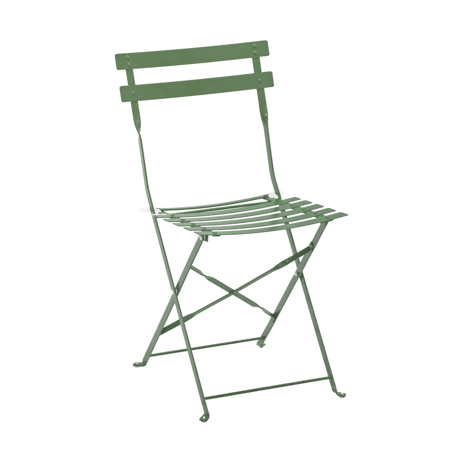 Chaises de jardin bistrot en métal pliantes - Lot de 2