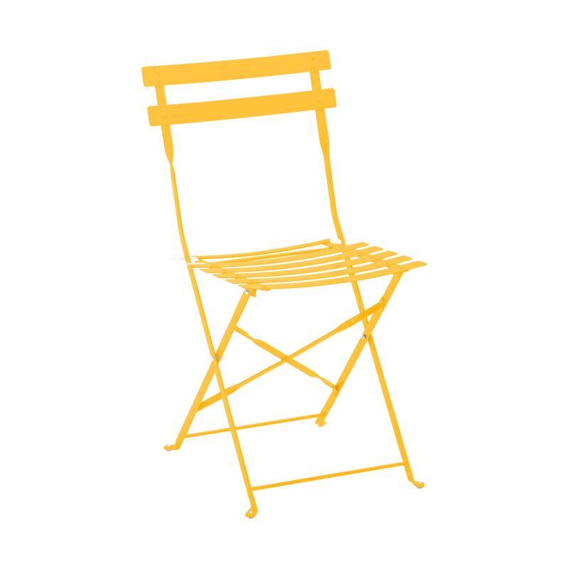 Chaises de jardin bistrot en métal pliantes - Lot de 2