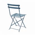 Chaises de jardin bistrot en métal pliantes - Lot de 2
