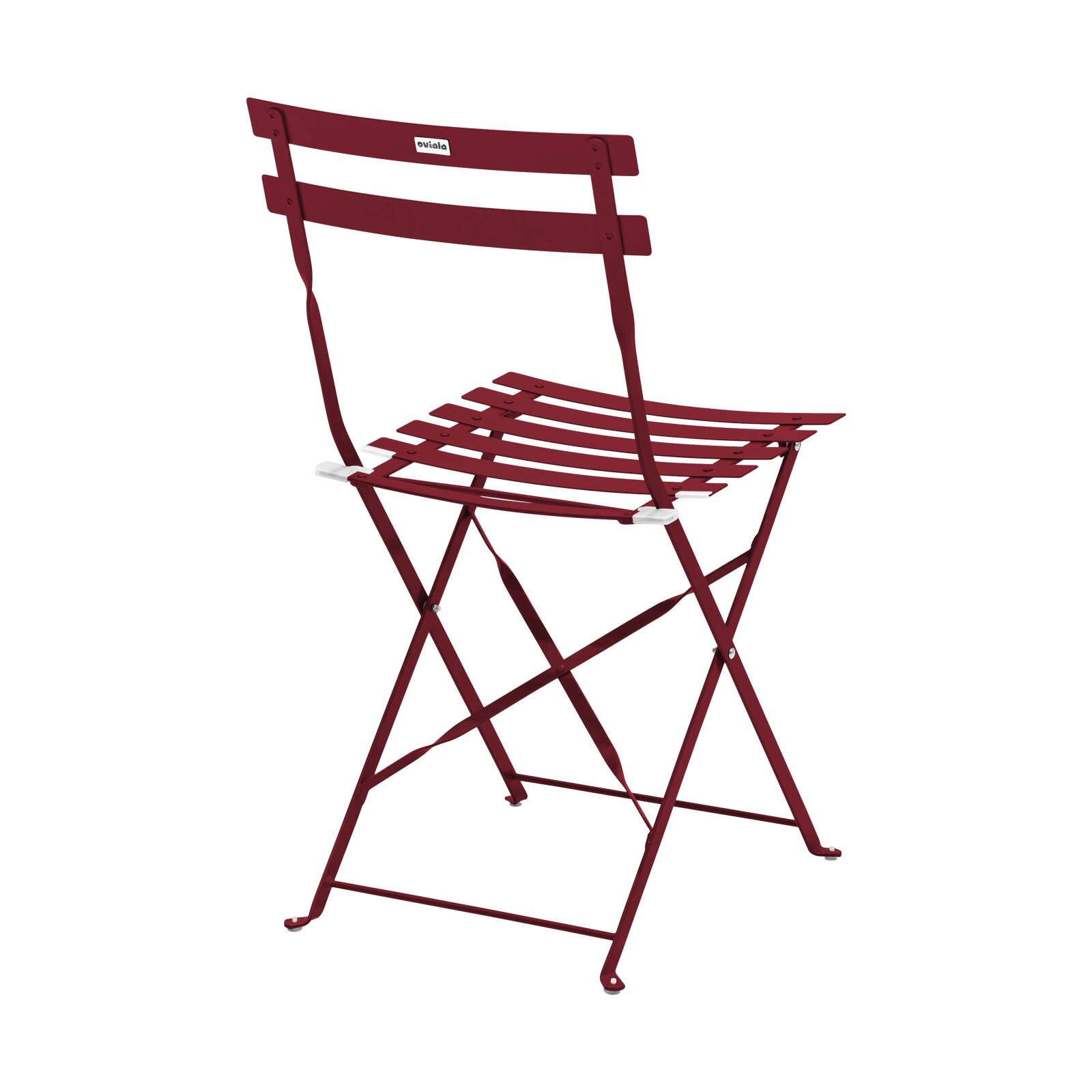 Chaises de jardin bistrot en métal pliantes - Lot de 2