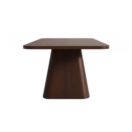 Table à manger effet bois 8 personnes (3/5)