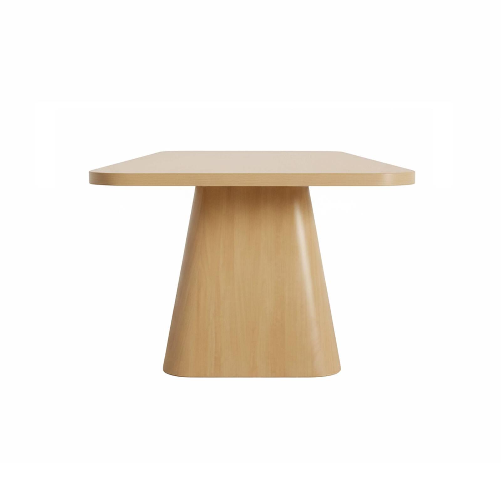 Table à manger effet bois 8 personnes