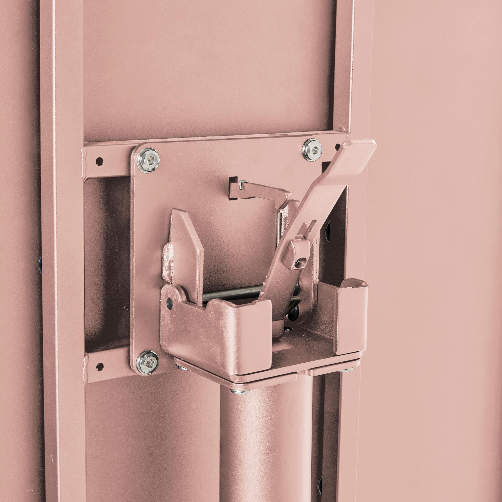 Table de jardin bistrot carrée inclinable en métal avec pied encastrable 70x70 cm et 2 chaises avec accoudoirs