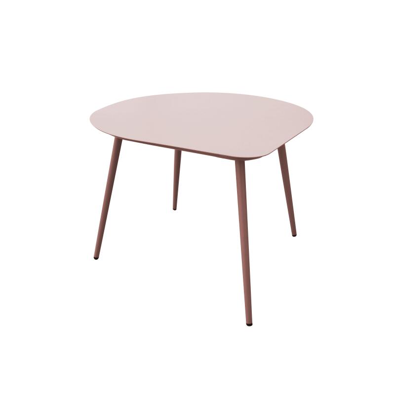 Tables basses gigognes de jardin rondes en métal 58x50x34 cm et 40x35x28 cm (3/7)