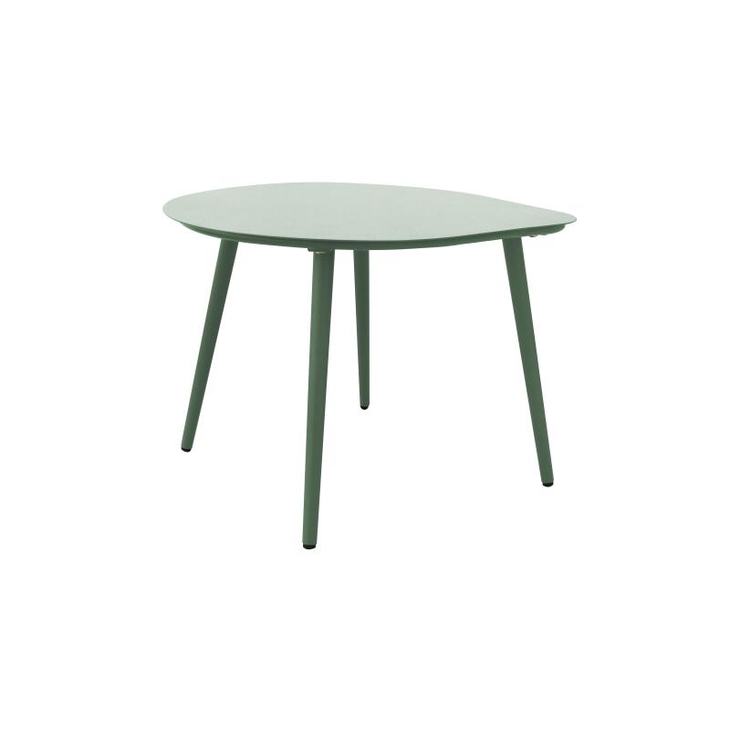 Tables basses gigognes de jardin rondes en métal 58x50x34 cm et 40x35x28 cm (6/7)