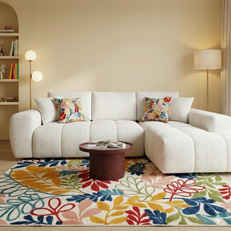 Table basse effet laqué ronde Ø50 cm (2/4)