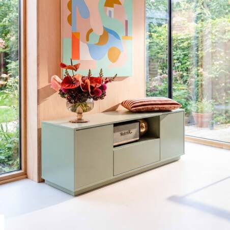 Meuble TV coloré 140 cm