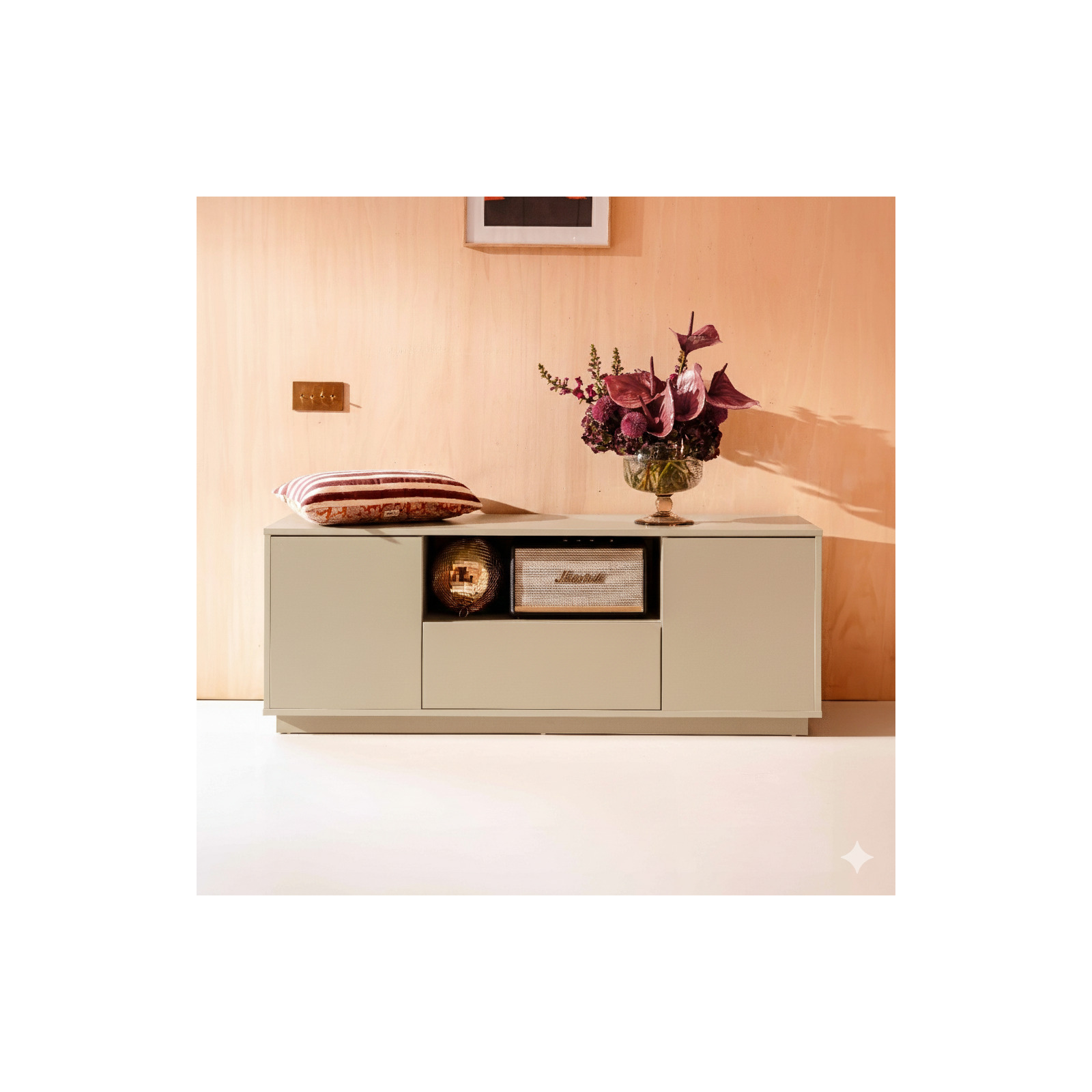 Meuble TV coloré 140 cm