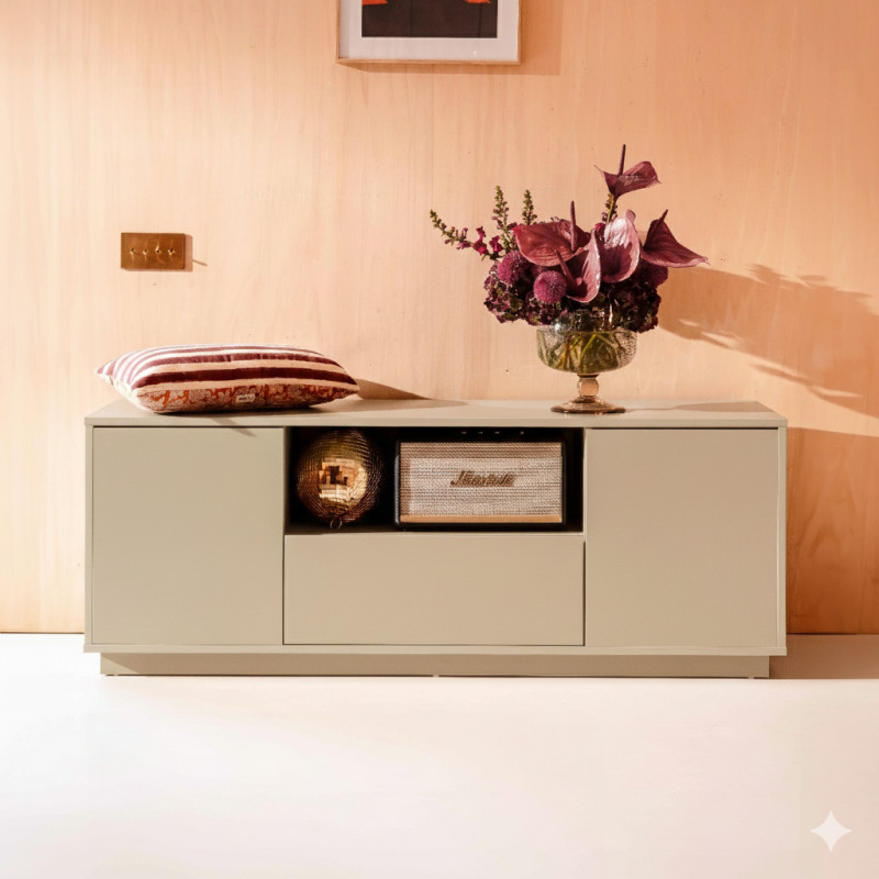 Meuble TV coloré 140 cm (5/9)