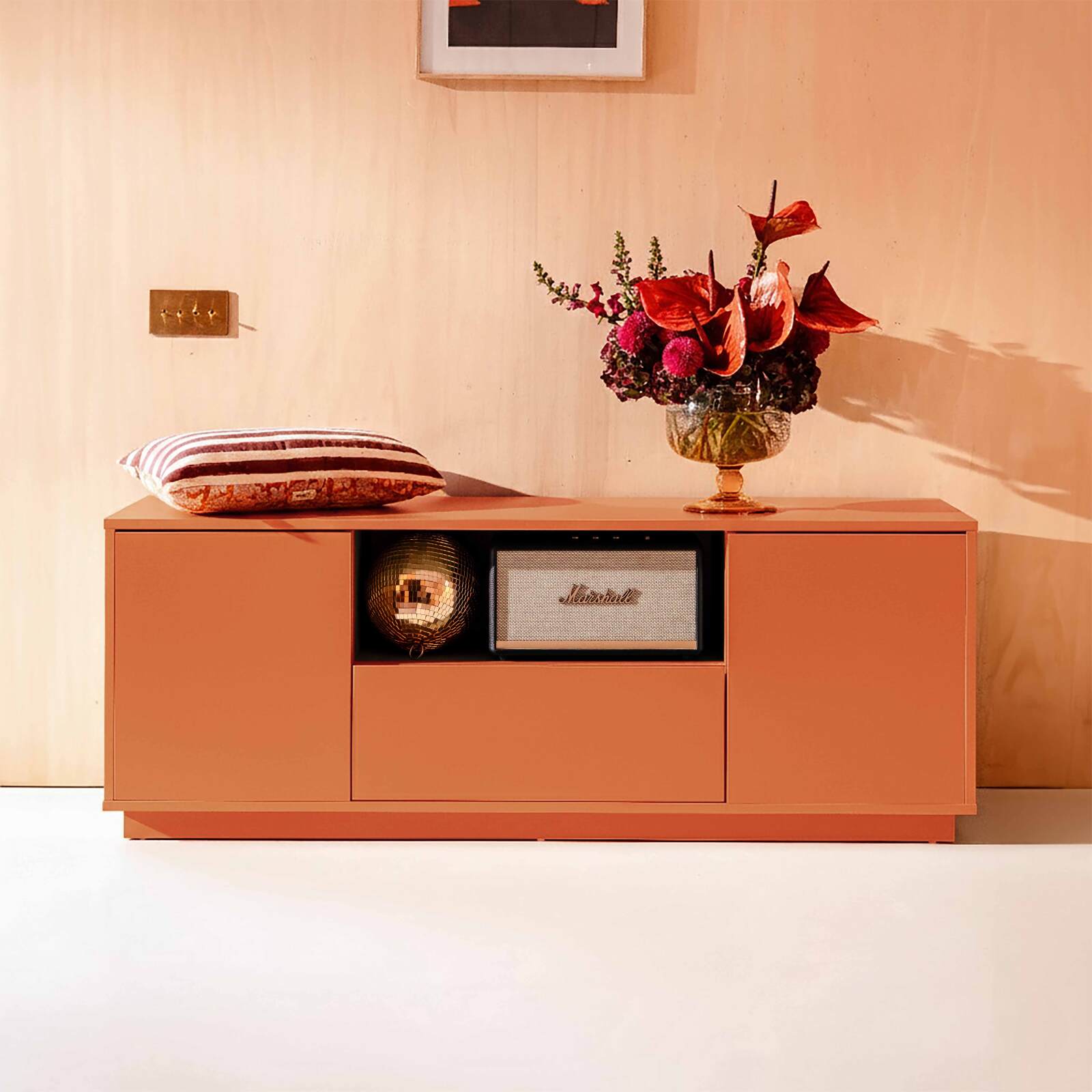 Meuble TV coloré 140 cm